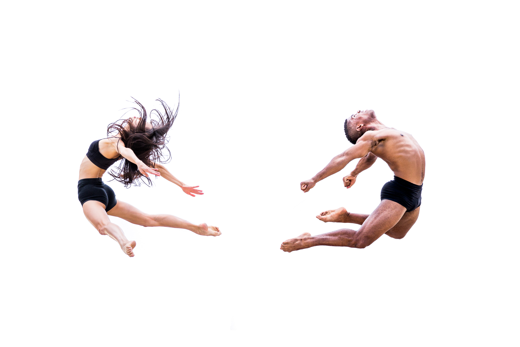 The direction: to Interpret the Tango dance while in the air. A study of movement by Robert Houser in the Bay Area.