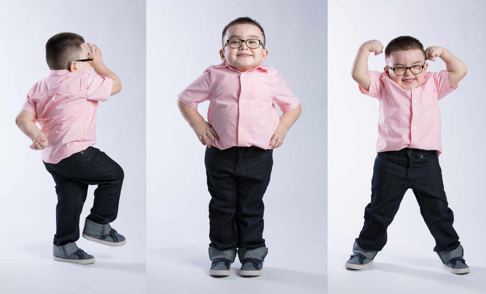Triptyic of MPS IV patient for BioMarin by San Francisco healthcare photographer Robert Houser